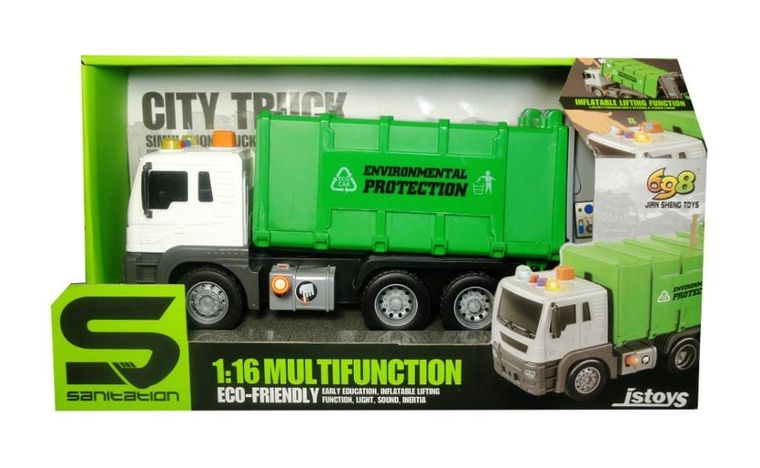 Swede, śmieciarka, pojazd interaktywny