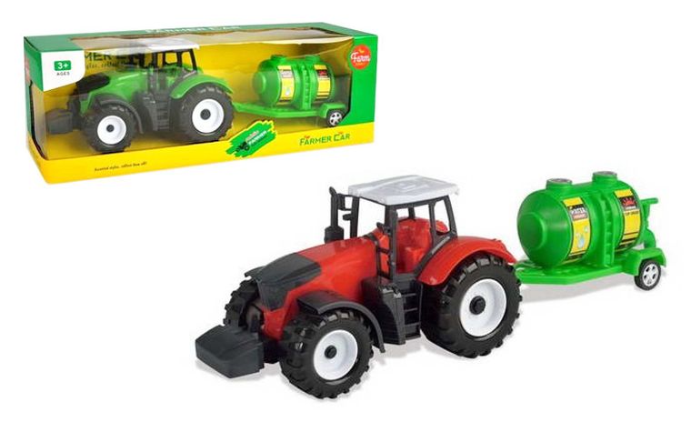 Swede, traktor z beczką, pojazd rolniczy z napędem