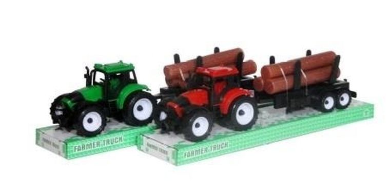 Swede, traktor z drewnem