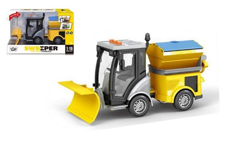 Swede, traktor z pługiem, pojazd rolniczy, 1:16