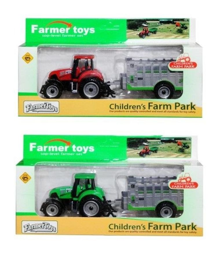 Swede, traktor z przyczepą