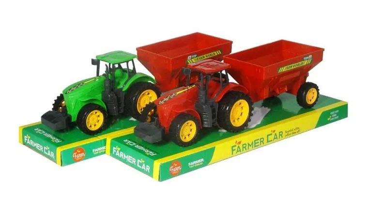 Swede, traktor z przyczepą