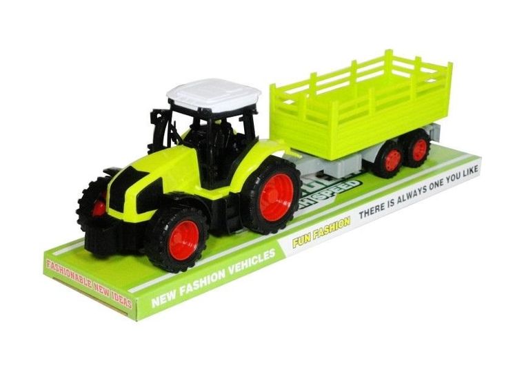 Swede, traktor z przyczepą