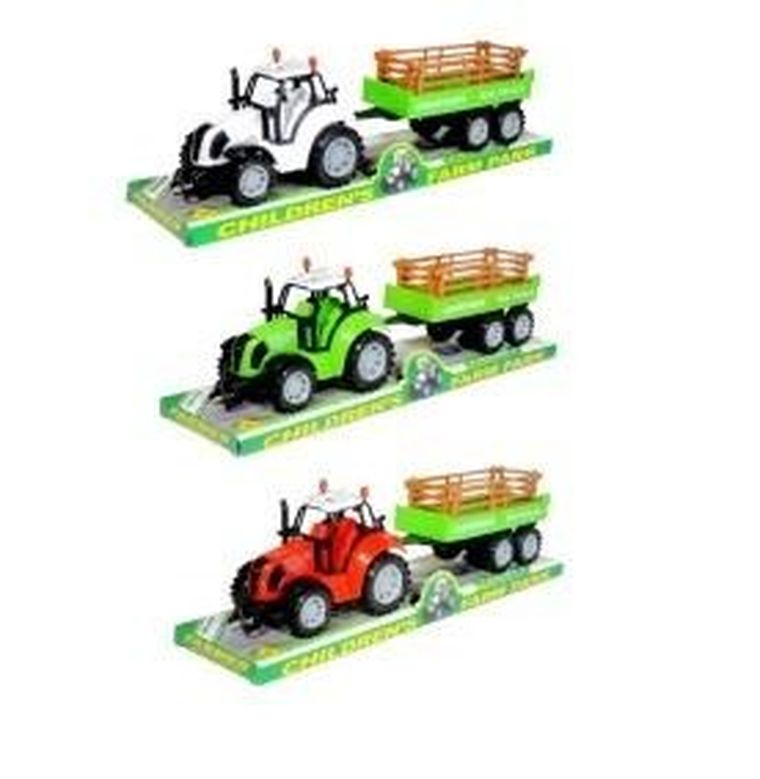 Swede, traktor z przyczepą