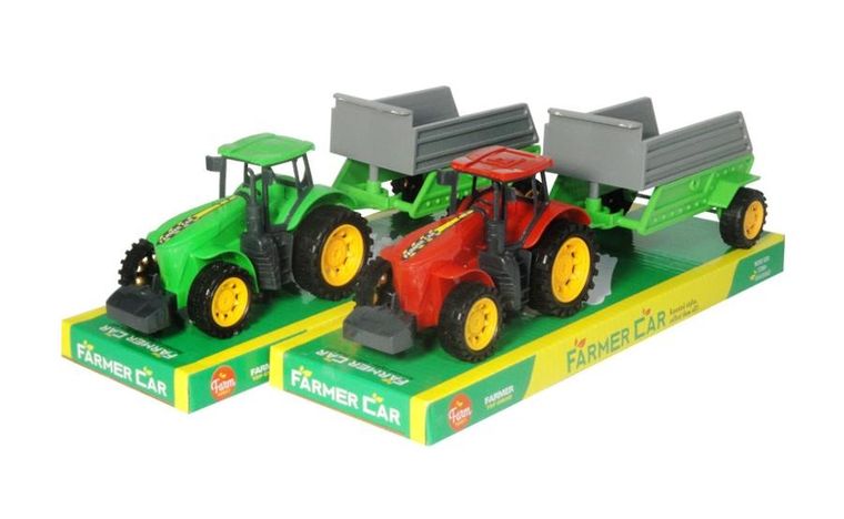 Swede, traktor z przyczepą