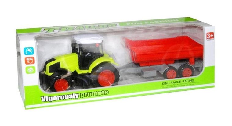 Swede, traktor z przyczepą, pojazd rolniczy