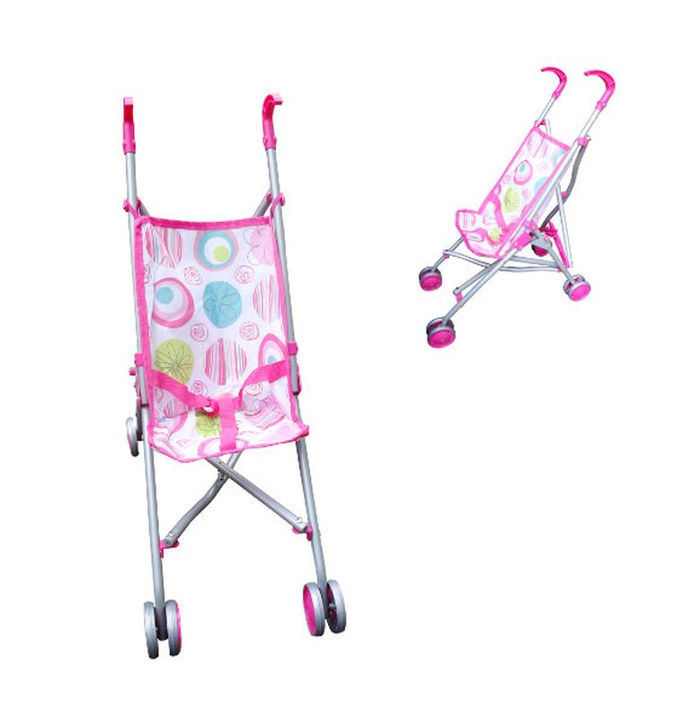 Swede, wózek dla lalek, spacerówka, metalowa