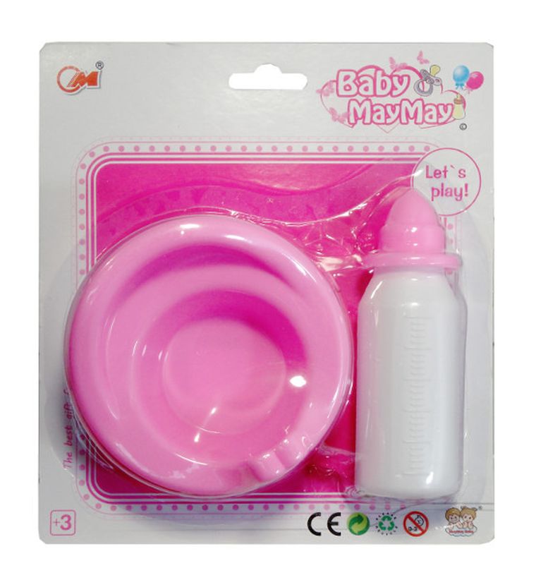 Swede, zestaw dla lalek: butelka + nocnik