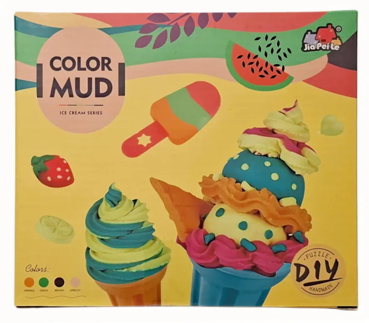 Swede, zestaw do robienia lodów, masa plastyczna, 4 kolory