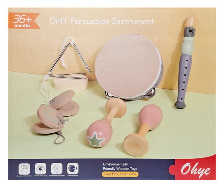 Swede, zestaw instrumentów muzycznych, drewniany