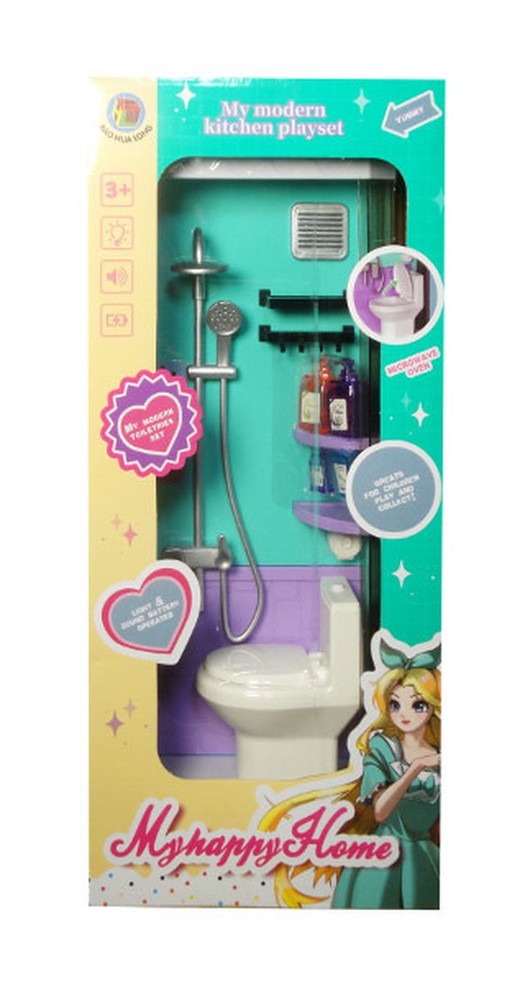 Swede, zestaw łazienkowy, mebelki dla lalek