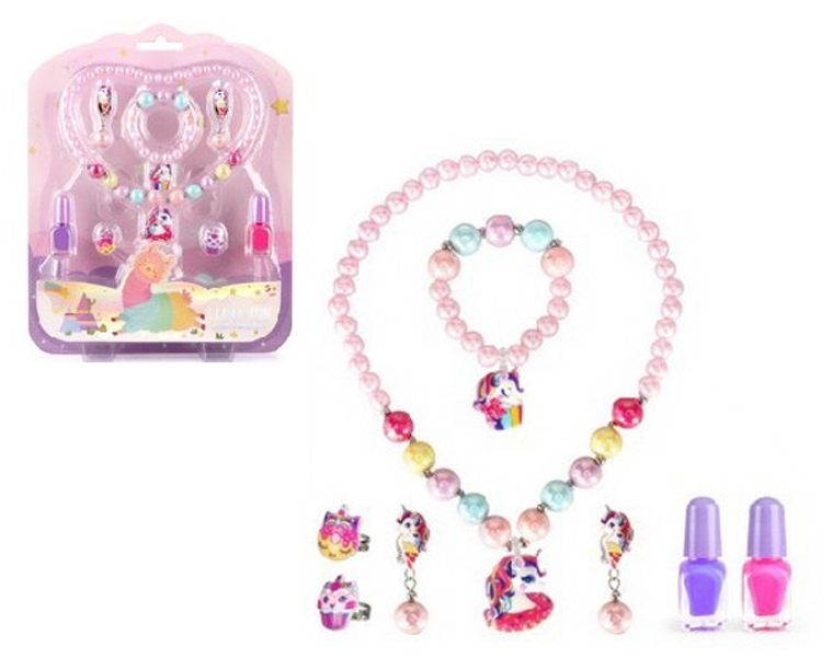 Swede, zestaw piękności, biżuteria, jednorożec