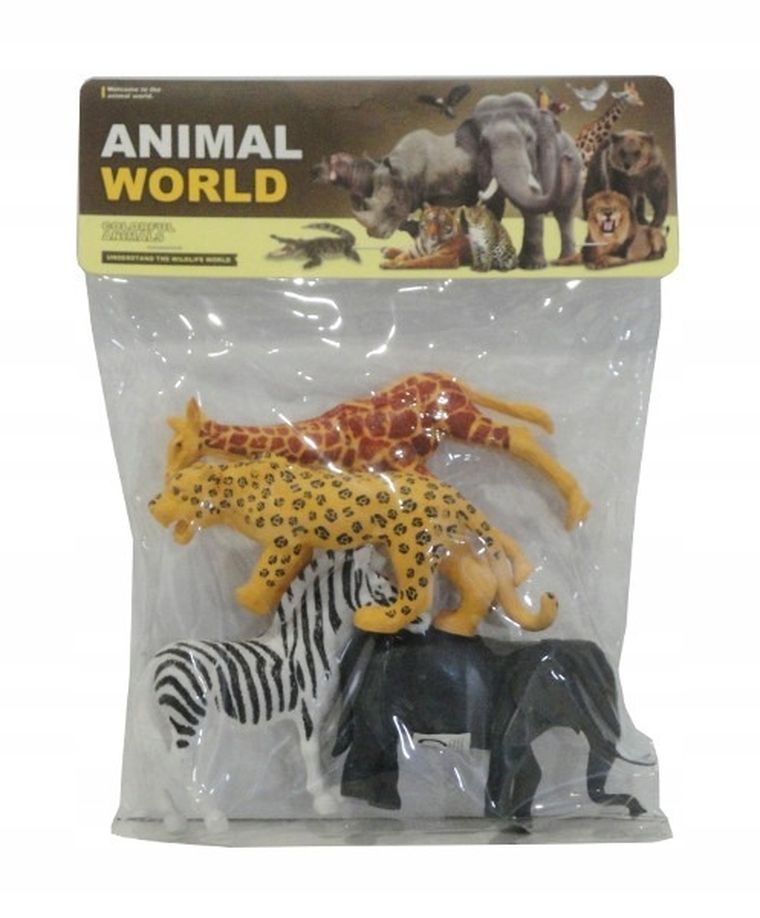 Swede, zwierzęta dzikie, zestaw figurek
