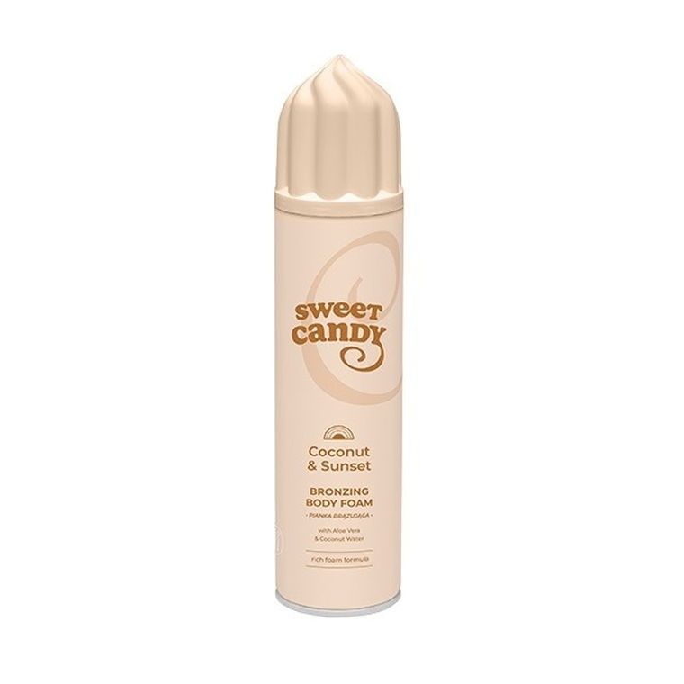 Sweet candy, pianka do ciała brązująca, coco&sunset, 250 ml