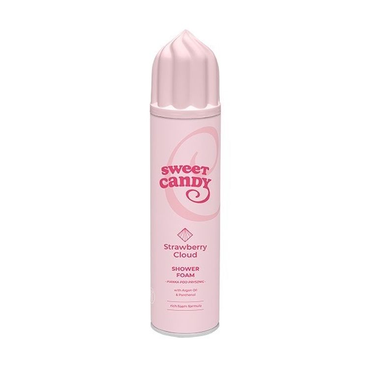 Sweet Candy, pianka pod prysznic, strawberry cloud, 250 ml
