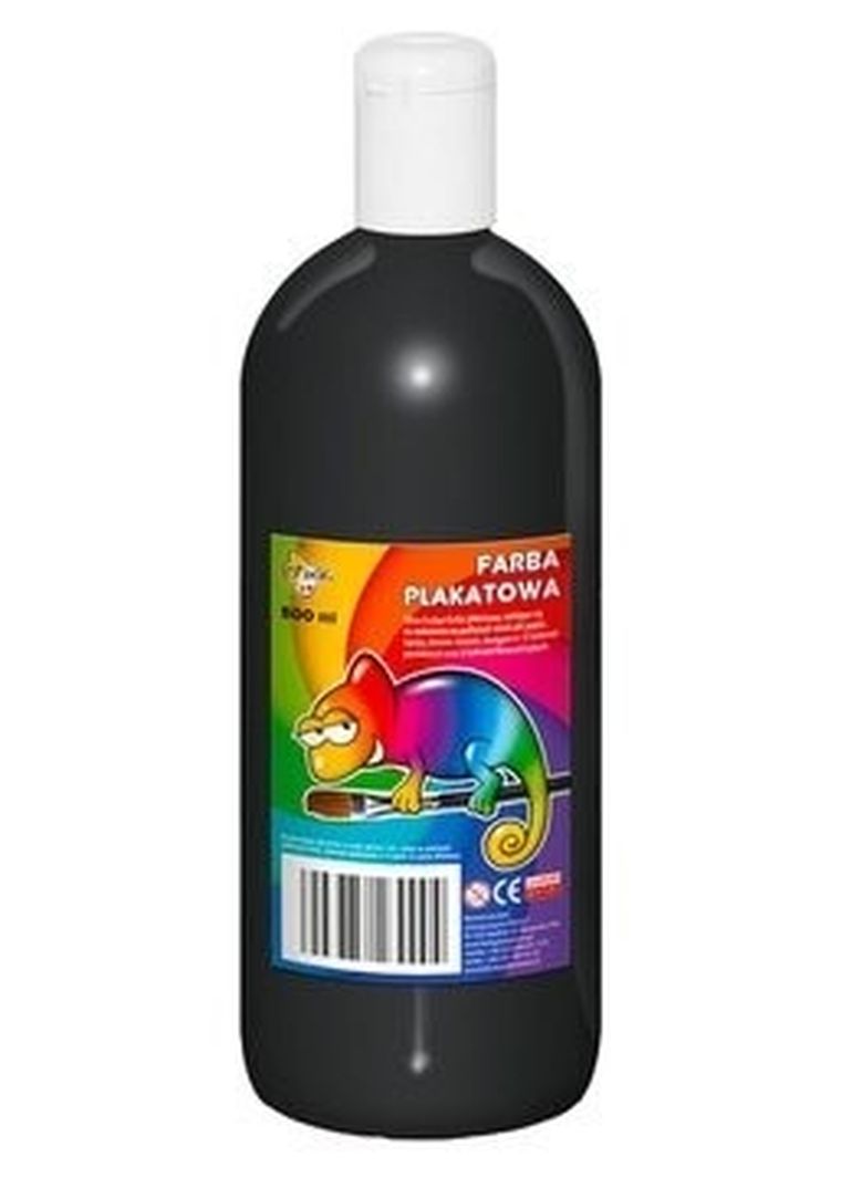 Sweet Colours, farba plakatowa, czarna, 500 ml