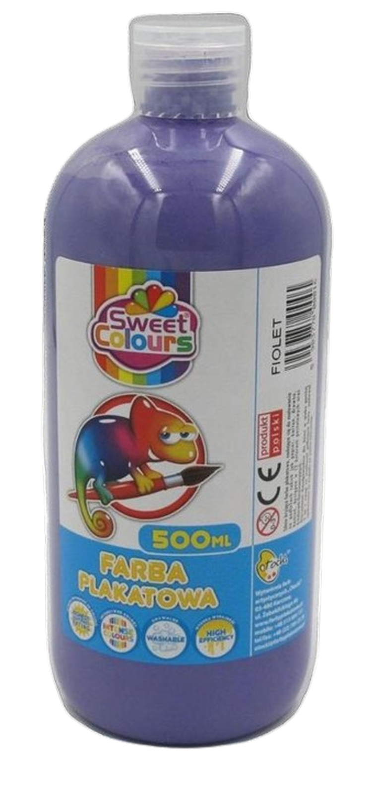 Sweet Colours, farba plakatowa, fioletowa, 500 ml