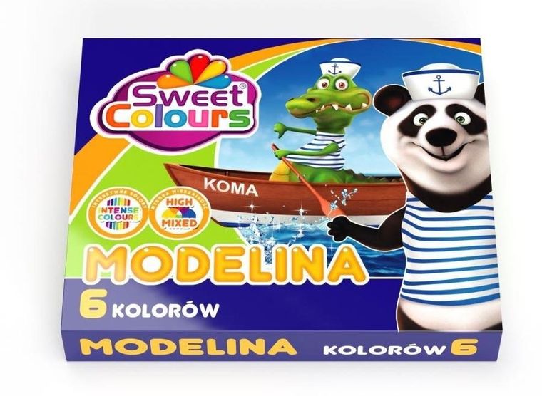 Sweet Colours, modelina, 6 kolorów