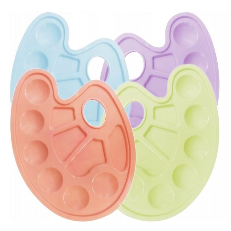 Sweet Colours, paletka do mieszania farb, pastelowa