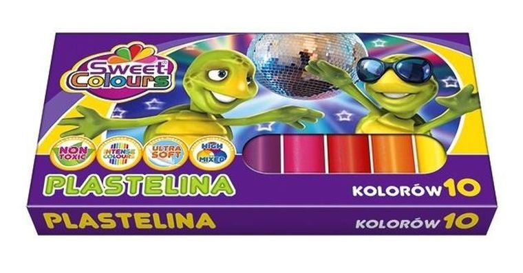 Sweet Colours, plastelina, 10 kolorów