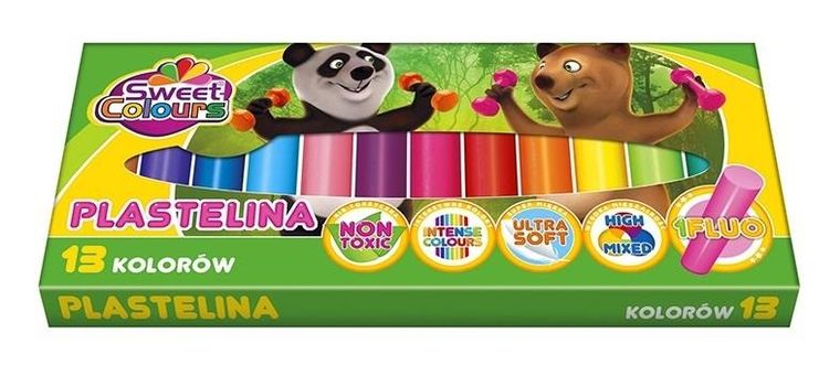 Sweet Colours, plastelina, 13 kolorów