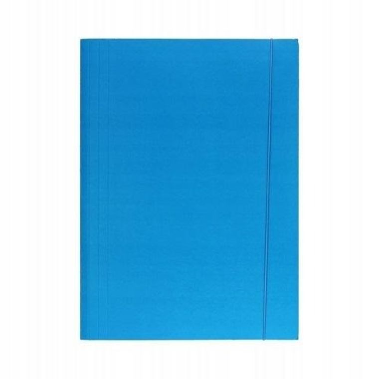 Sweet Colours, teczka z gumką, A4, niebieska, 1 szt.