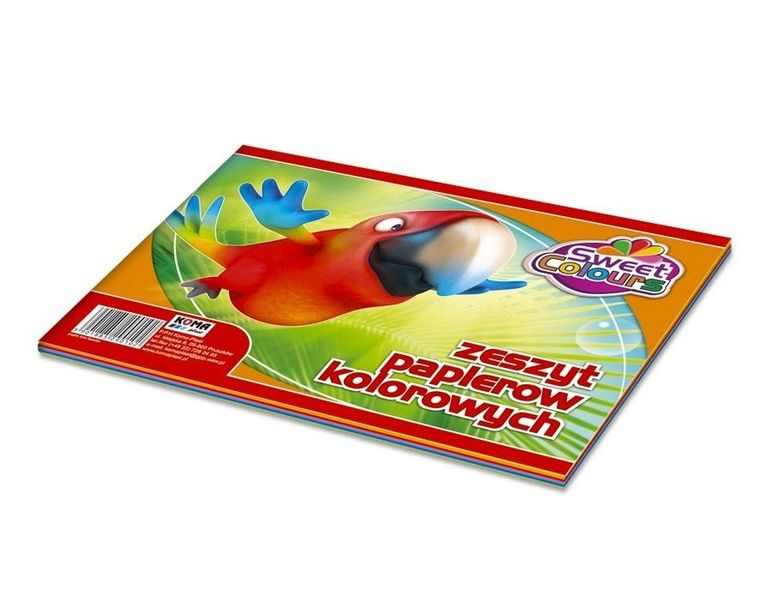 Sweet Colours, zeszyt papierów kolorowych A5
