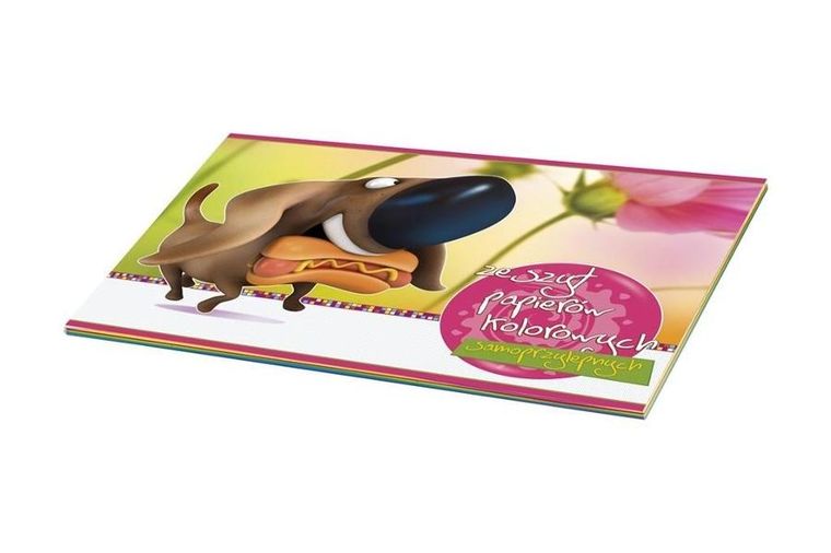 Sweet Colours, zeszyt papierów kolorowych, samoprzylepny, A5