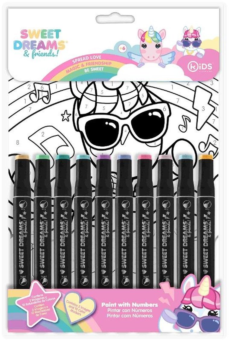 Sweet Dreams, malowanie po numerach