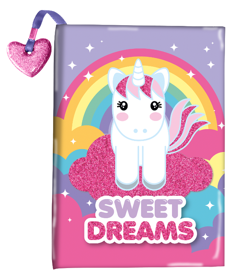 Sweet Dreams, pamiętnik brokatowy z serduszkiem