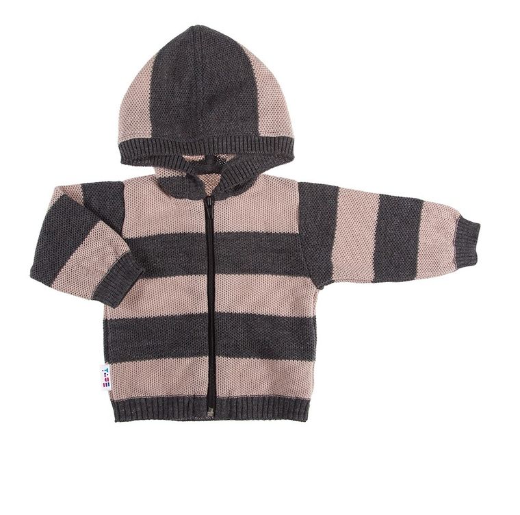 Sweter chłopięcy z kapturem, rozpinany, mix, Eevi