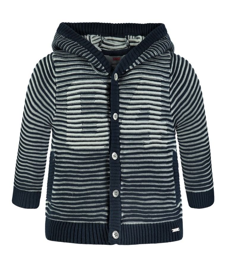 Sweter chłopięcy z kapturem, rozpinany, mix, Kanz