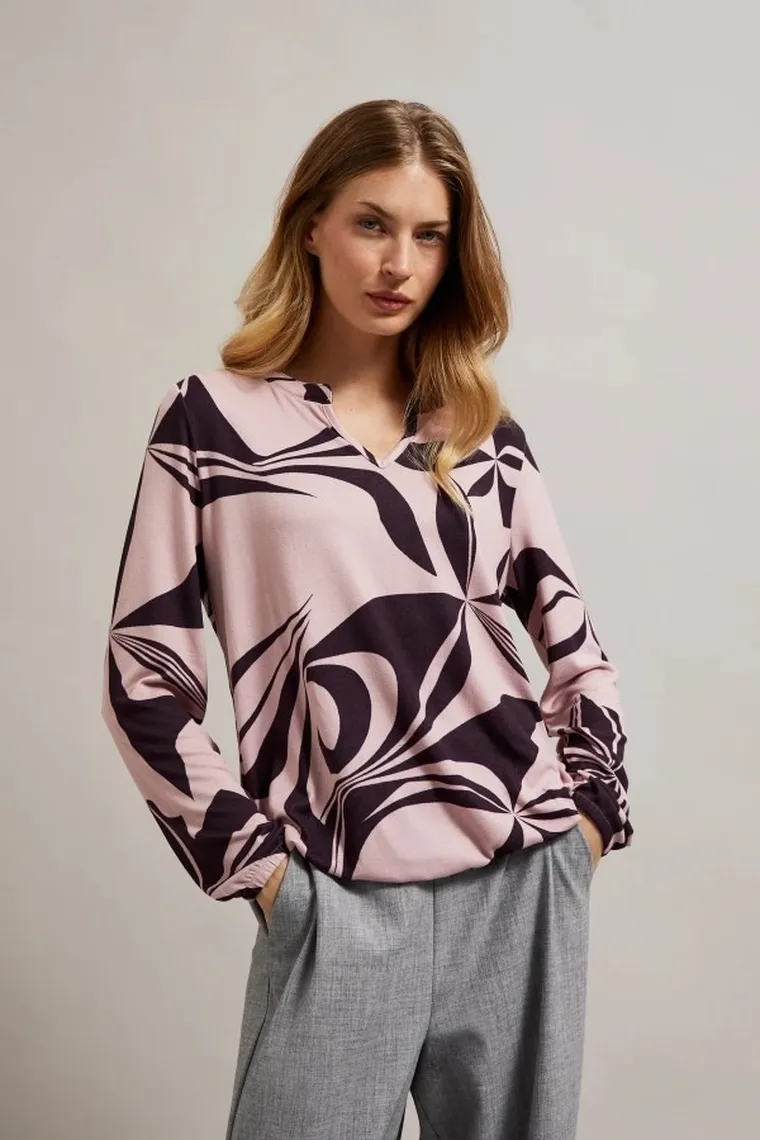 Sweter damski, różowy, Moodo