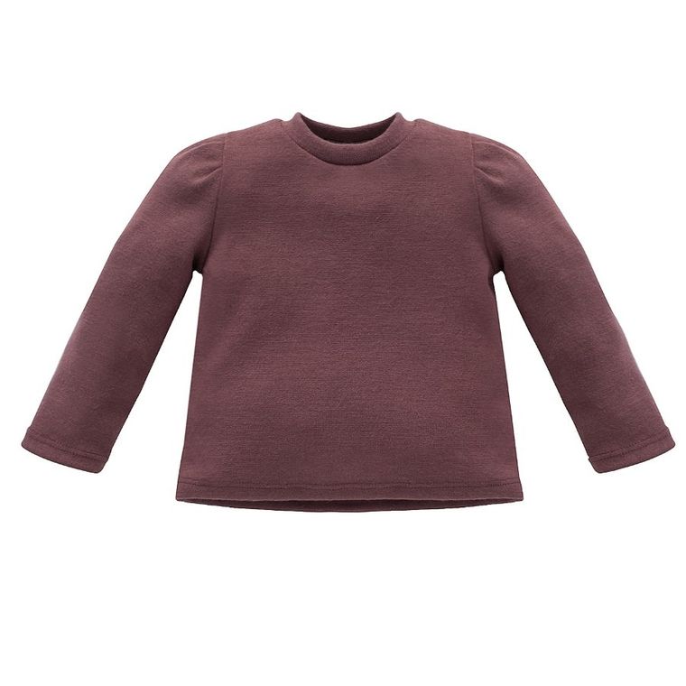 Sweter dziewczęcy, ciemnoróżowy, Pinokio