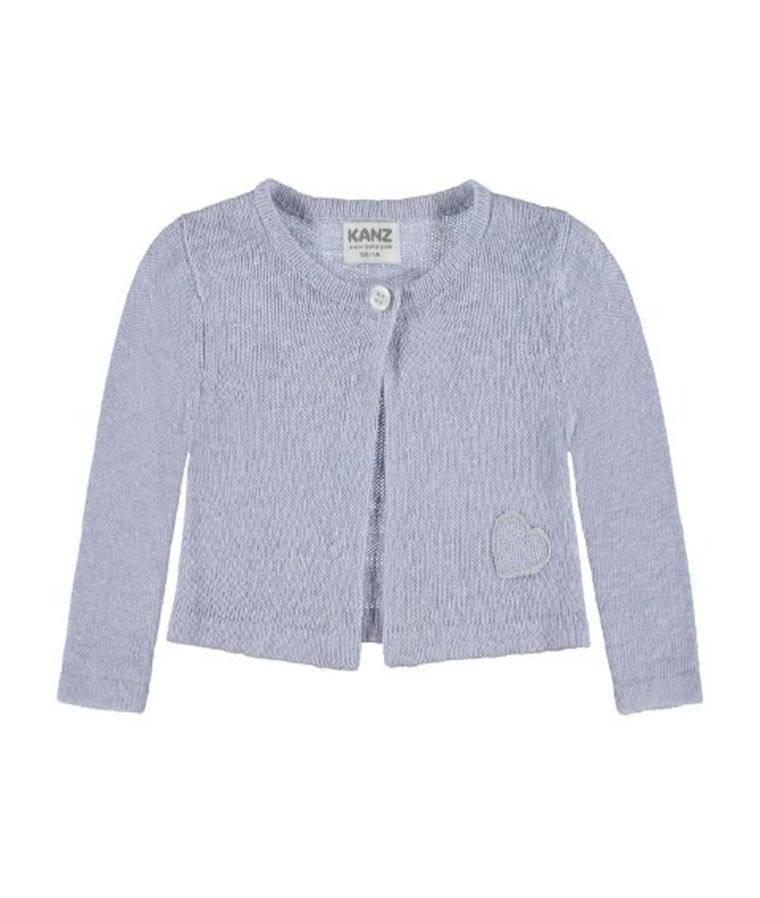 Sweter dziewczęcy, niebieski, Kanz