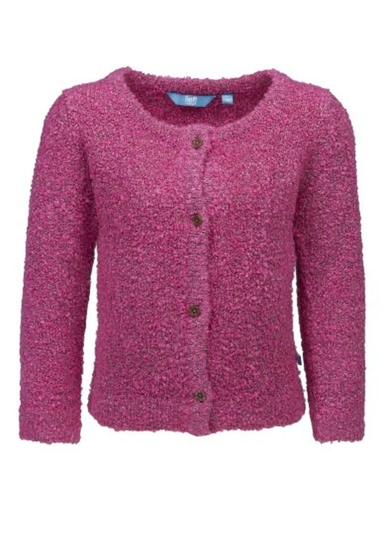 Sweter dziewczęcy, rozpinany, różowy, Lief