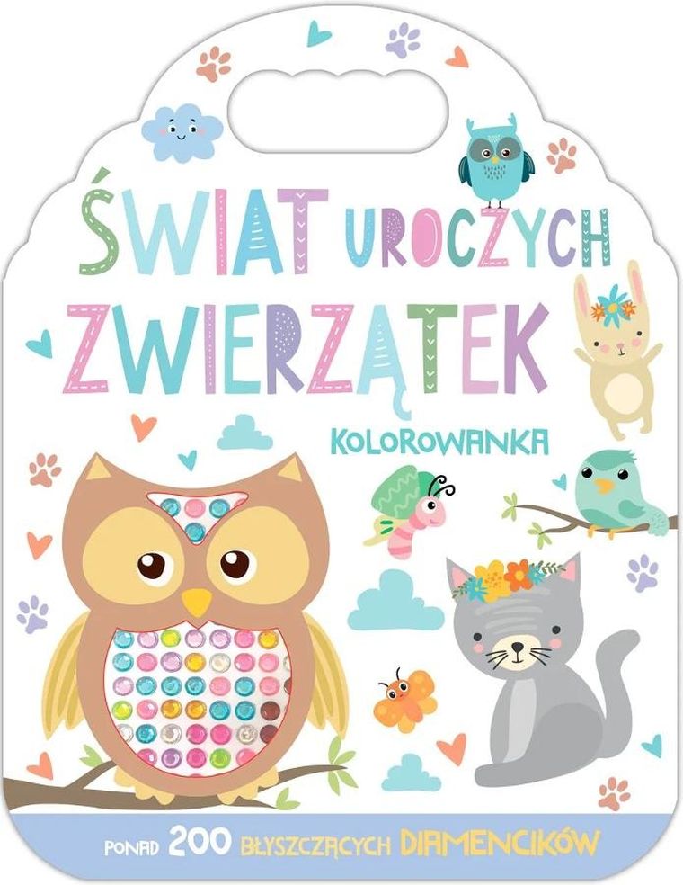 Świat uroczych zwierzątek. Kolorowanka