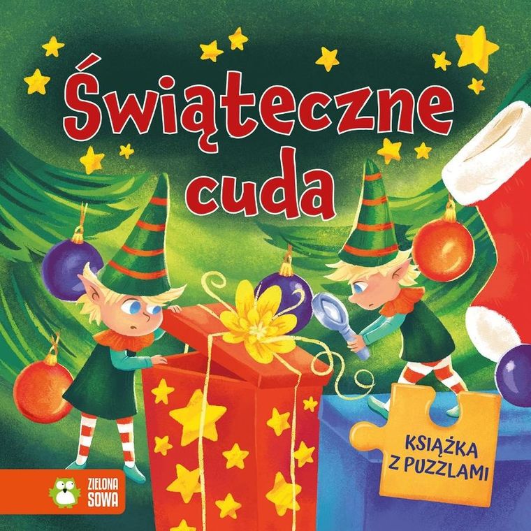 Świąteczne cuda. Książka z puzzlami