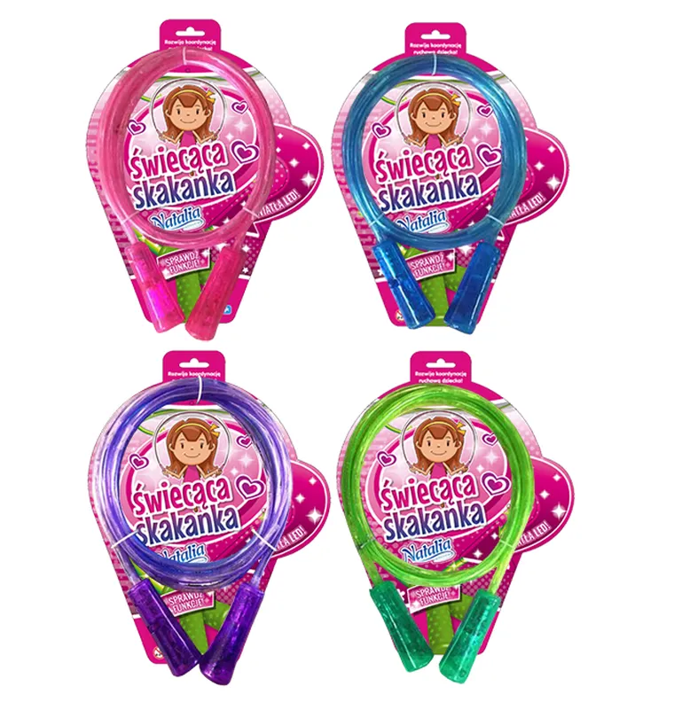 Świecąca skakanka Nataliam, miękka skakanka