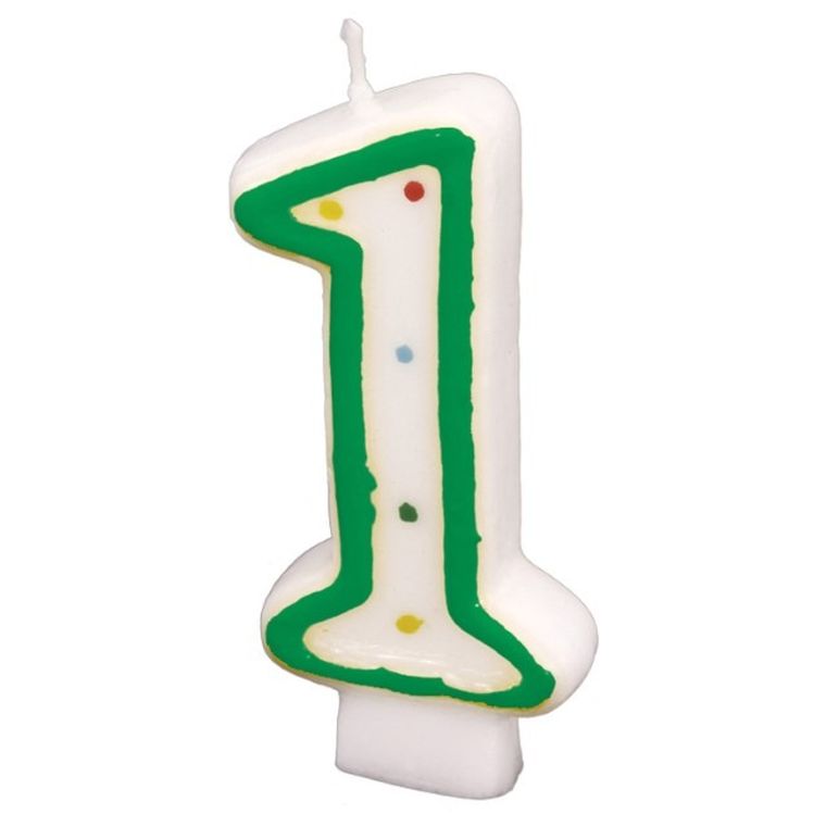 Świeczka cyferka 1