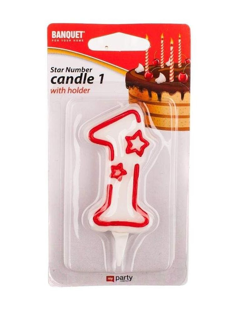 Świeczka, cyfra 1