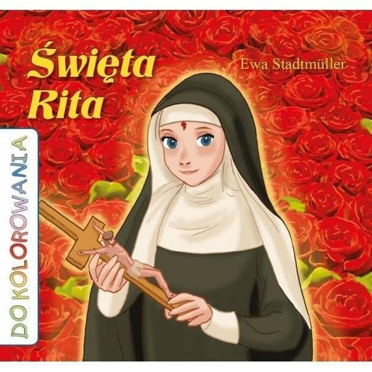 Święta Rita. Kolorowanka