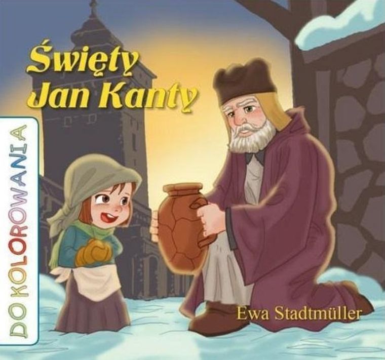 Święty Jan Kanty. Kolorowanka