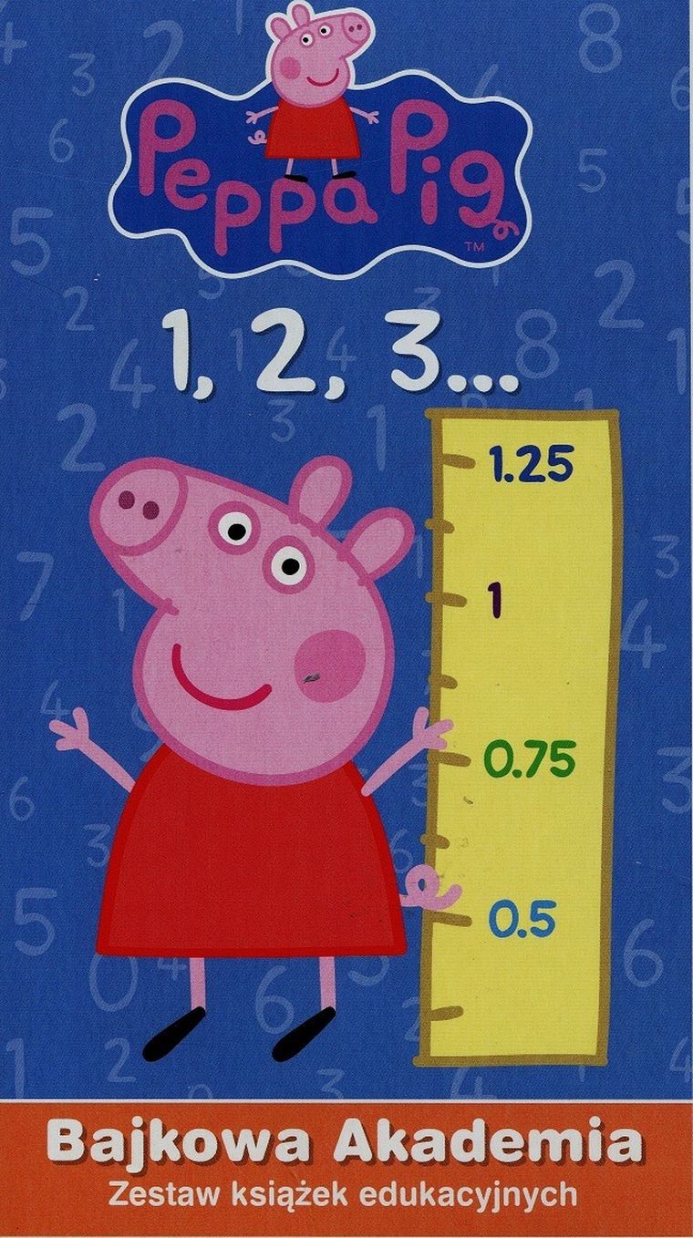 Świnka Peppa. Bajkowa Akademia. Zestaw książek edukacyjnych