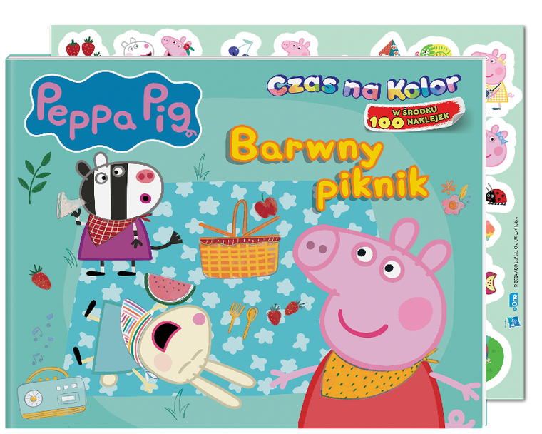 Świnka Peppa. Czas na kolor. Barwny piknik