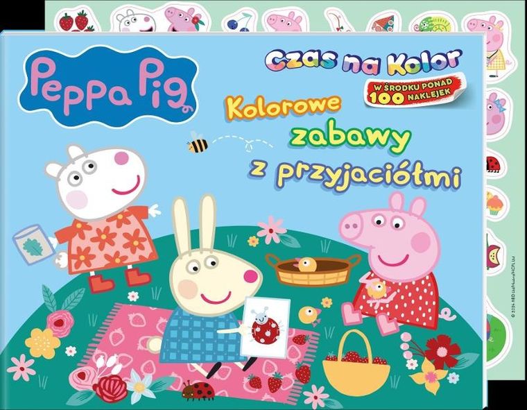 Świnka Peppa. Czas na kolor. Kolorowe zabawy z przyjaciółmi