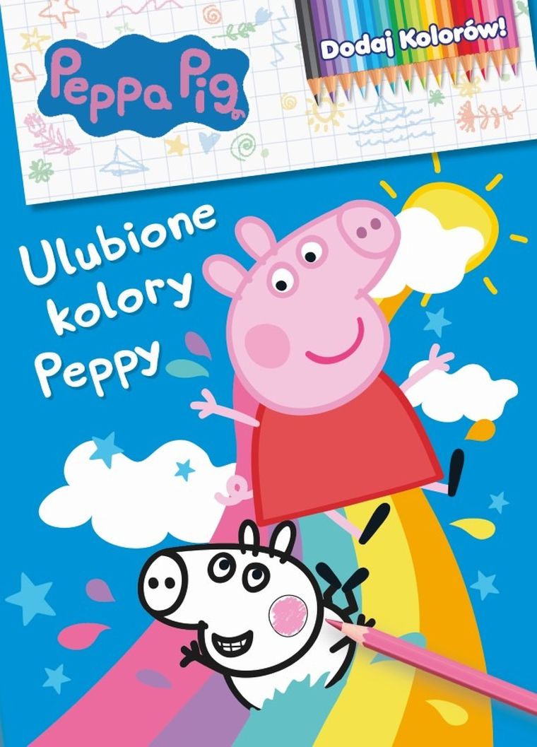 Świnka Peppa. Dodaj kolorów. Ulubione kolory Peppy