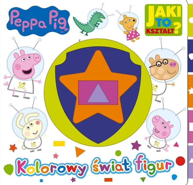 Świnka Peppa. Jaki to kształt? Kolorowy świat