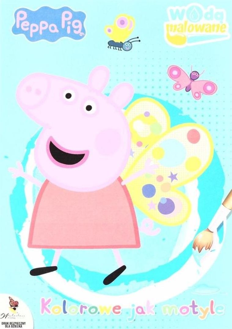 Świnka Peppa. Kolorowe jak motyle