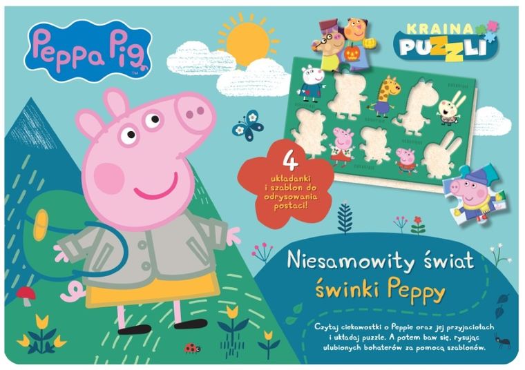 Świnka Peppa. Kraina puzzli. Niesamowity świat świnki Peppy